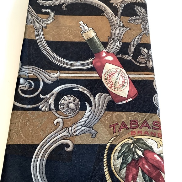 Tabasco Accessories Vintage Tabasco Tie Silk Made In Usa Poshmark